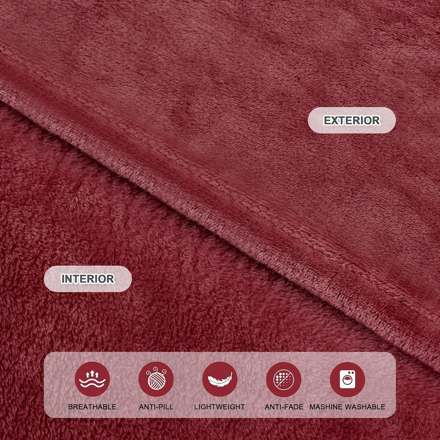 IFNOW Fleece Wearable Blanket with Sleeves, Oversized Snuggle Robe