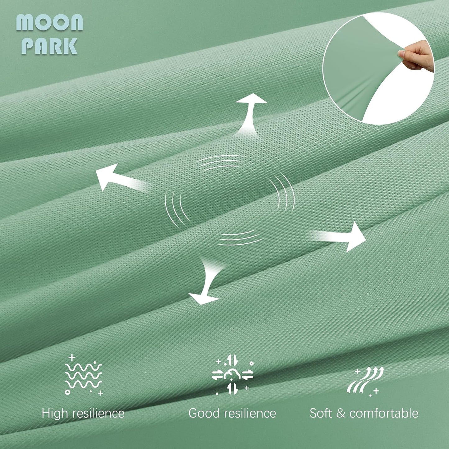 MOON PARK Pregnancy Pillows for Sleeping - 57 Inch U Shaped Full Body Maternity Pillow with Removable Cover - Support for Back, Legs, Belly, Hips - Pregnancy Pillow for Women - Grey