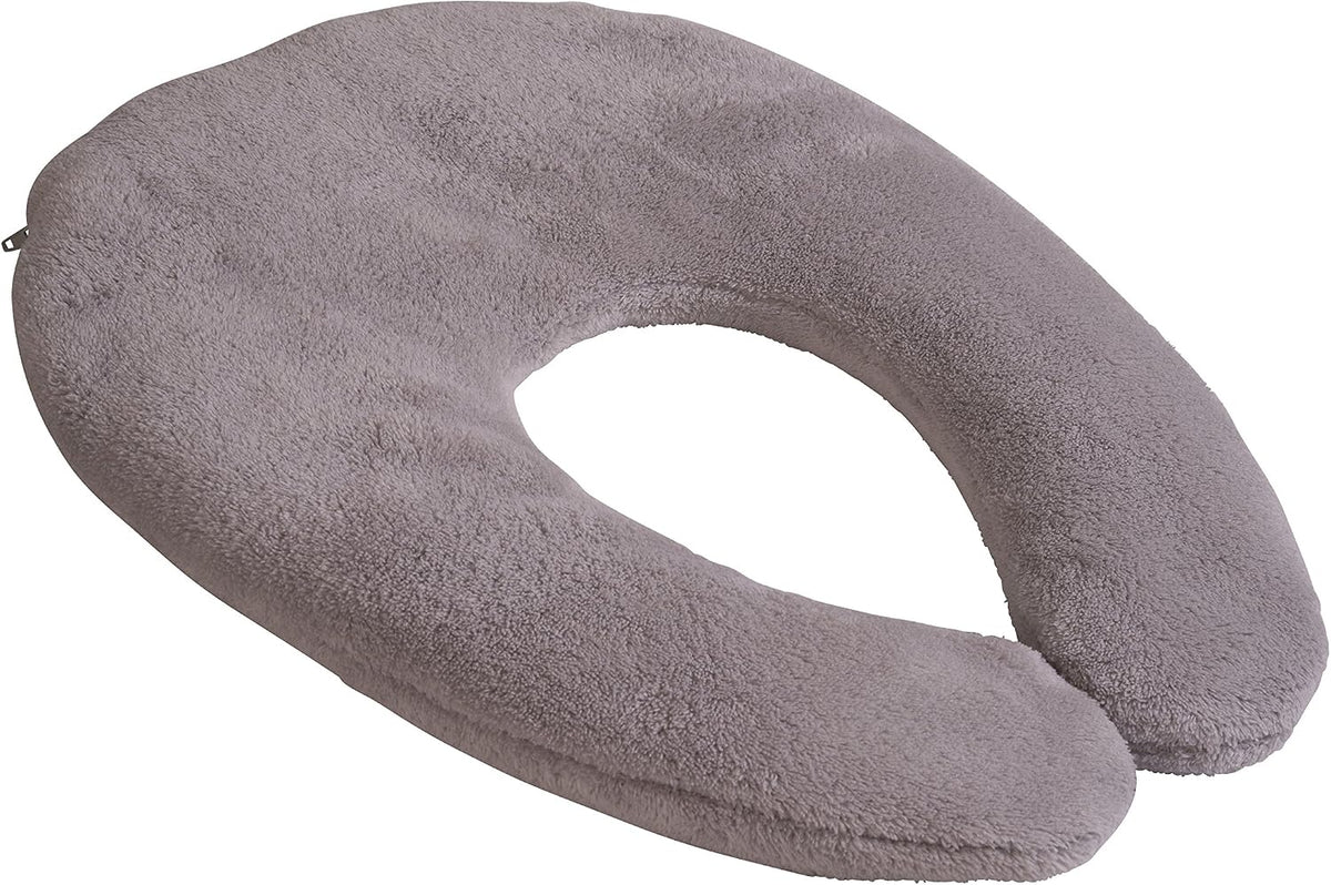 DMI Relax-a-Bac All-Natural Neck Wrap Hot Cold Therapy Microwavable Moist Heat Heating Pad and Cold Compress for Neck and Shoulder Pain Relief and Arthritis, Gray