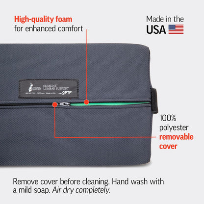 OPTP The Original McKenzie Slimline Lumbar Support, Slim Lumbar Cushion