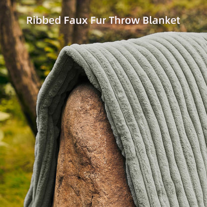 GOTCOZY Heated Blanket-Soft Plush Electric Blanket 50"X60"(Grey)