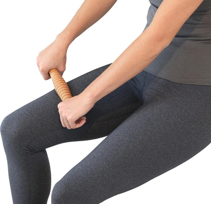 Body Back Wooden Foot Roller - Wood Therapy Massage Tool for Plain Relief | Wooden Cellulite Massage Tool, Full Body Massage Roller, Foot Massager For Plantar Fasciitis, Stress Relief, And Relaxation