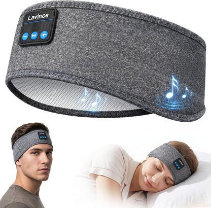 Sleep Headphones Headband, Bluetooth 5.4 Sleeping Headphones for Side Sleepers, Wireless Headband Headphones with Ultra-Thin Stereo Speakers for Sports, Workout, Travel, Meditation