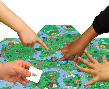 eeBoo Gathering a Garden Board Game - Award Winning Patience & Plant Counting Garden Game, Screen-Free Fun for 2-4 Players, Kids Ages 5 and up