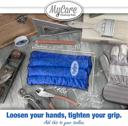 MyCare® Microwavable Heating Pad & Cold Therapy Glove - Moist Heat and Cooling Relief for Arthritis, Stiffness, Soreness, Trigger Finger - Natural Therapy Mitt for Small to Medium Hands