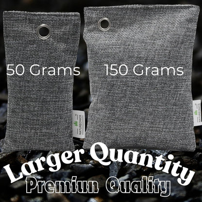 Charcoal odor absorber, Charcoal Air Purifying Bags, Odor Absorber, Air Purifying Bags for Home, Closet Air Freshener, Odor Eliminator for Car, Shoes & Gym bags. Premium Qulity and a Large Quantity.