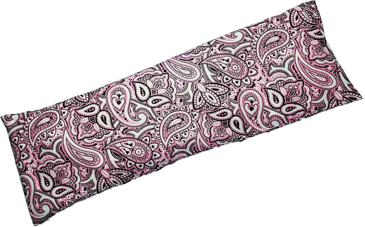 Microwavable Corn Filled Heating Pad and Cold Pack/Washable 100% Cotton Cover (Cross Hatch - Mint, 7.5in W x 11in L)