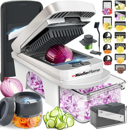 Mueller Pro-Series All-in-One, 12 Blade Mandoline Slicer for Kitchen