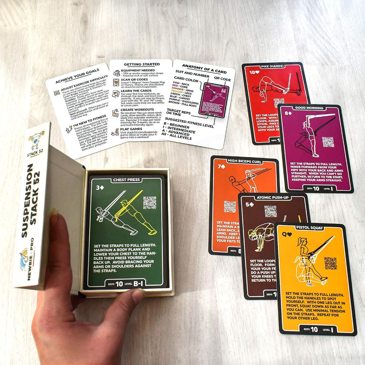 Stack 52 Suspension Exercise Cards Mega Pack