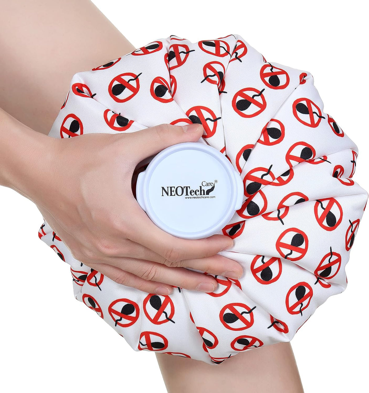 Neotech Care Ice Bag with Screw Top Lid (Smiley Face Design, 8 inch)
