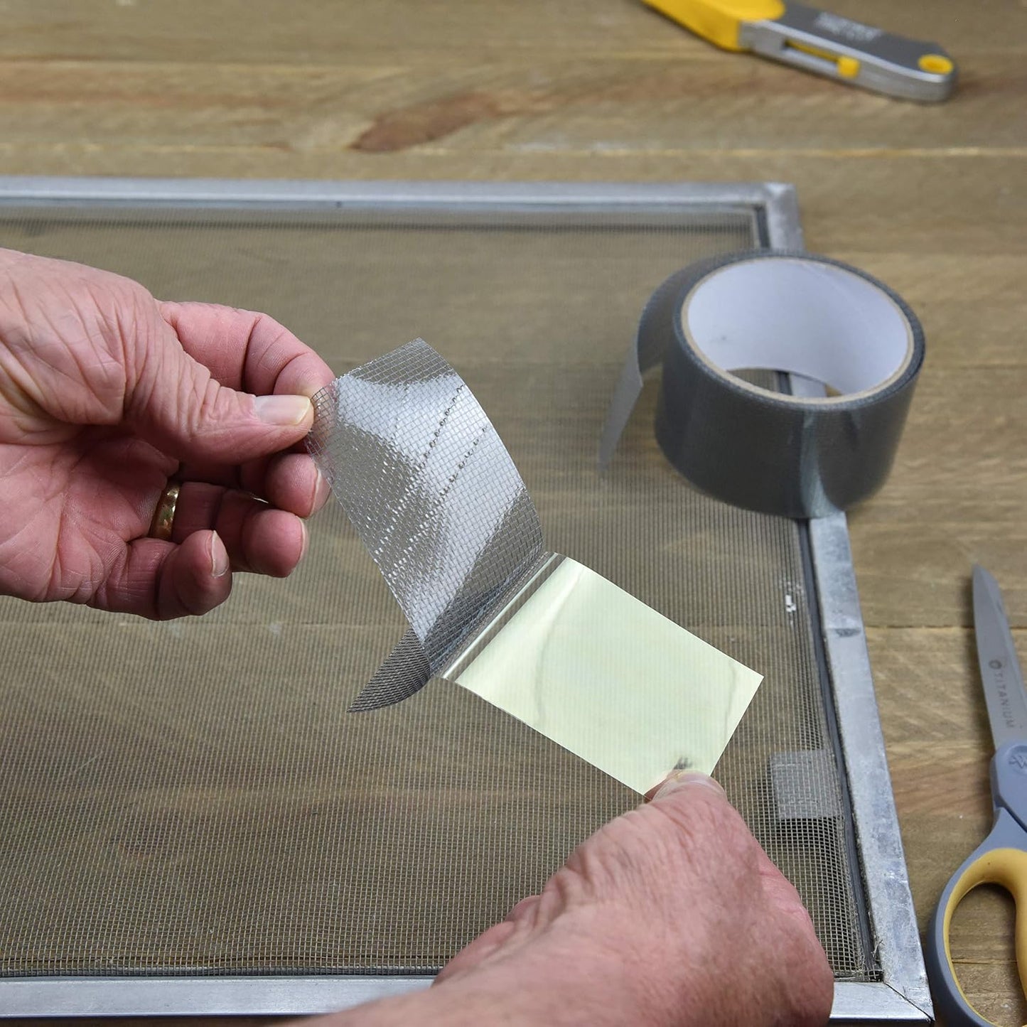 Gaffer Power Screen Repair Tape – Fiberglass Mesh, Strong Adhesive, Weather-Resistant Window & Door Screen Patch