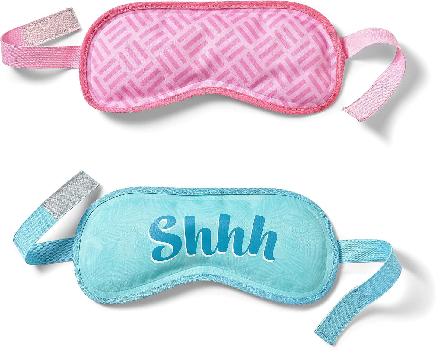 Fit+Fresh Cooling Gel Eye Mask & Cold Head Wrap - Migraine Ice Pack for Relief