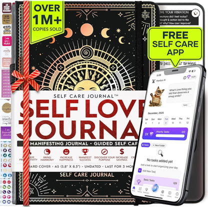 Freedom Mastery Daily Journal of Gratitude, Productivity & Habit Tracker | Undated 90-Day Planner with Daily Reflection, Mindfulness, Positivity, Vision Board & Stickers, Gratitude Journal for Women
