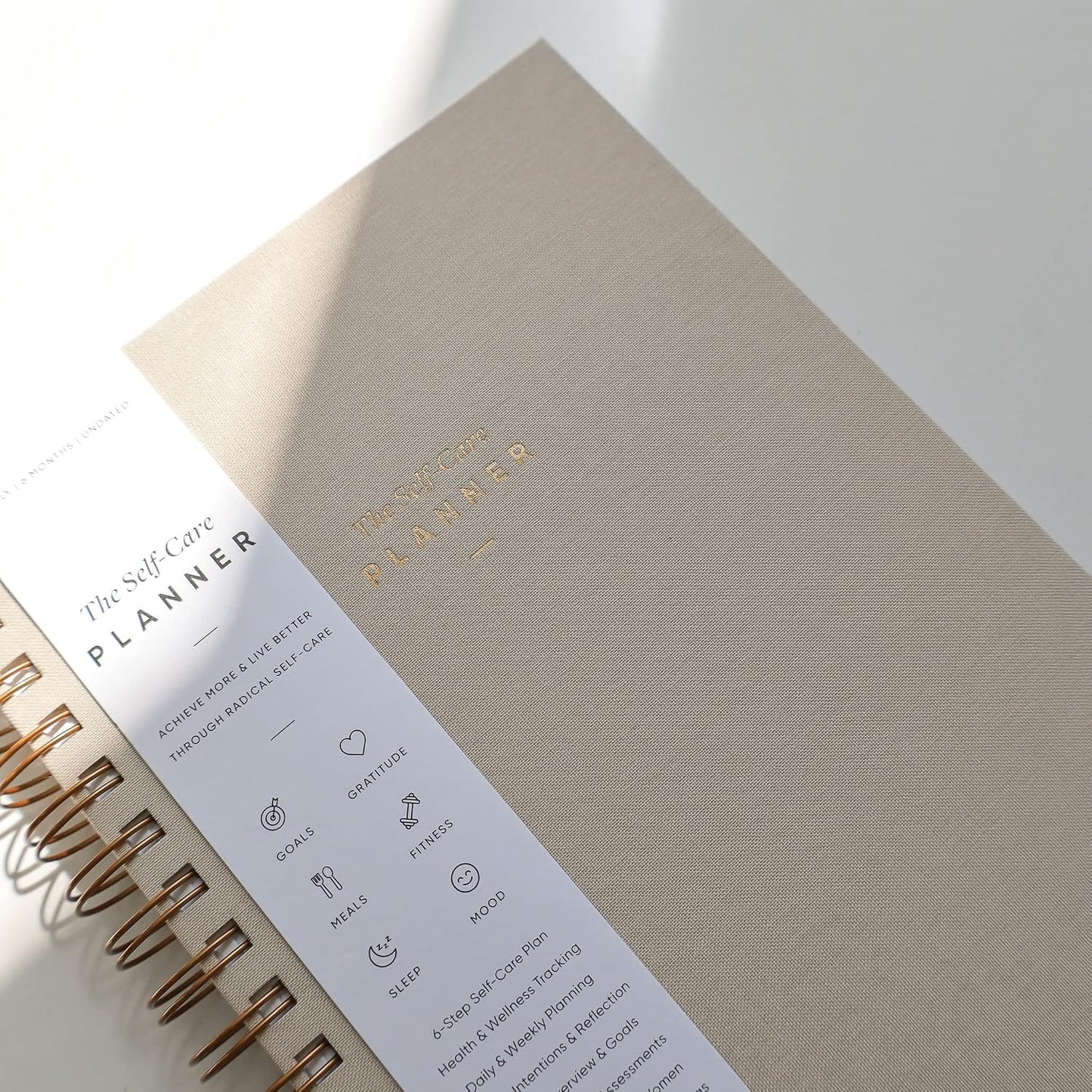 The Self-Care Planner by Simple Self - Undated 6 Month Life Planner - Daily, Monthly, Weekly - Focus on Wellness, Productivity, Achieving Goals, and Happiness (Abstract, Daily Edition: 13-Weeks)