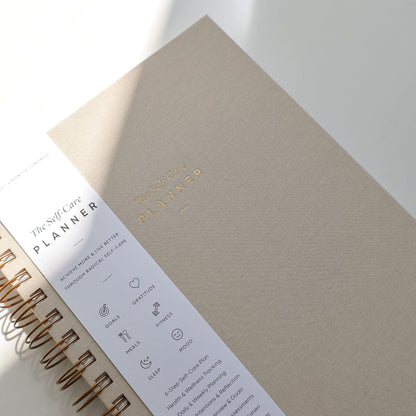 The Self-Care Planner by Simple Self - Undated 6 Month Life Planner - Daily, Monthly, Weekly - Focus on Wellness, Productivity, Achieving Goals, and Happiness (Abstract, Daily Edition: 13-Weeks)