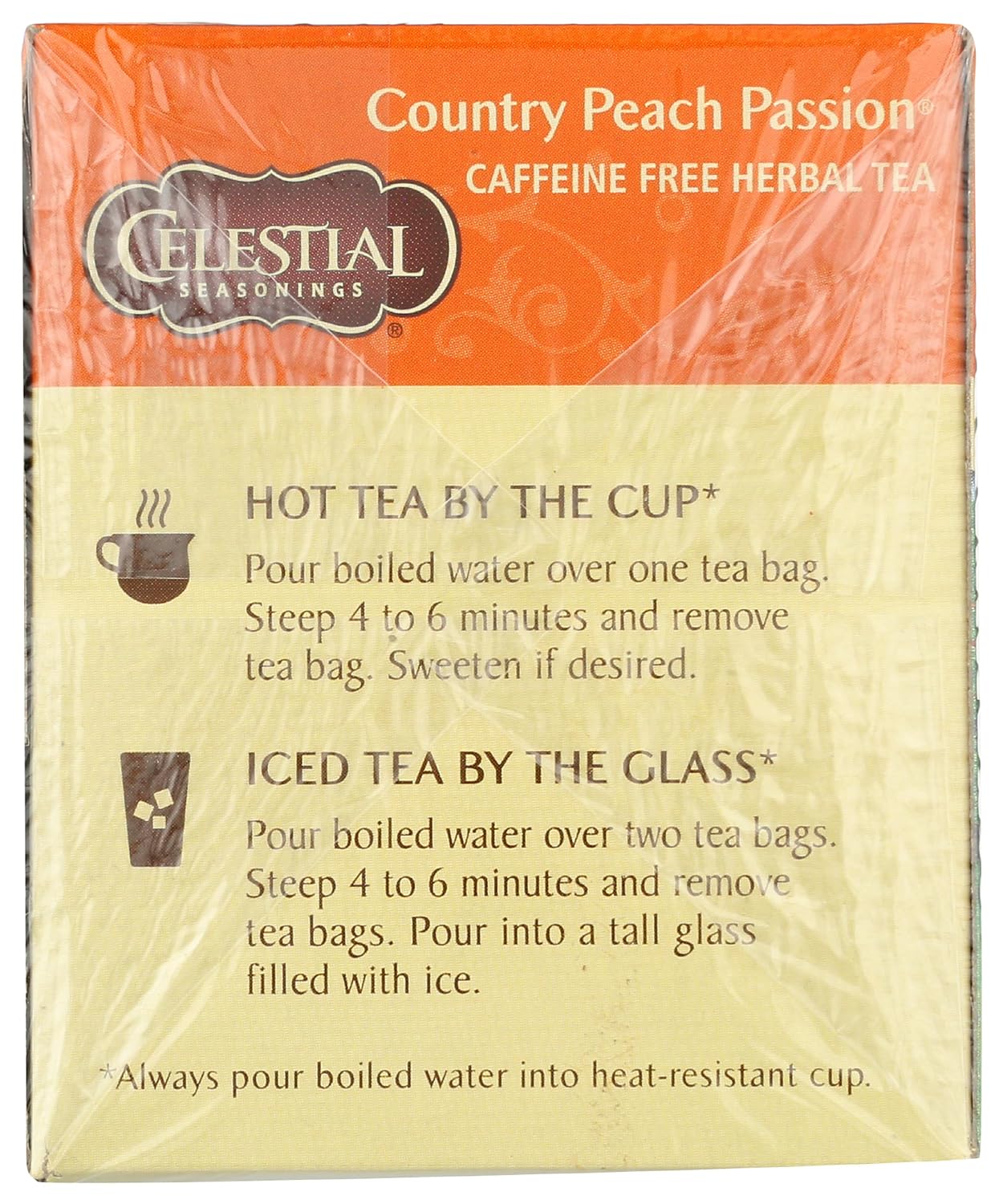 Celestial Seasonings Natural Herb Tea, Country Peach Passion, 20 ct