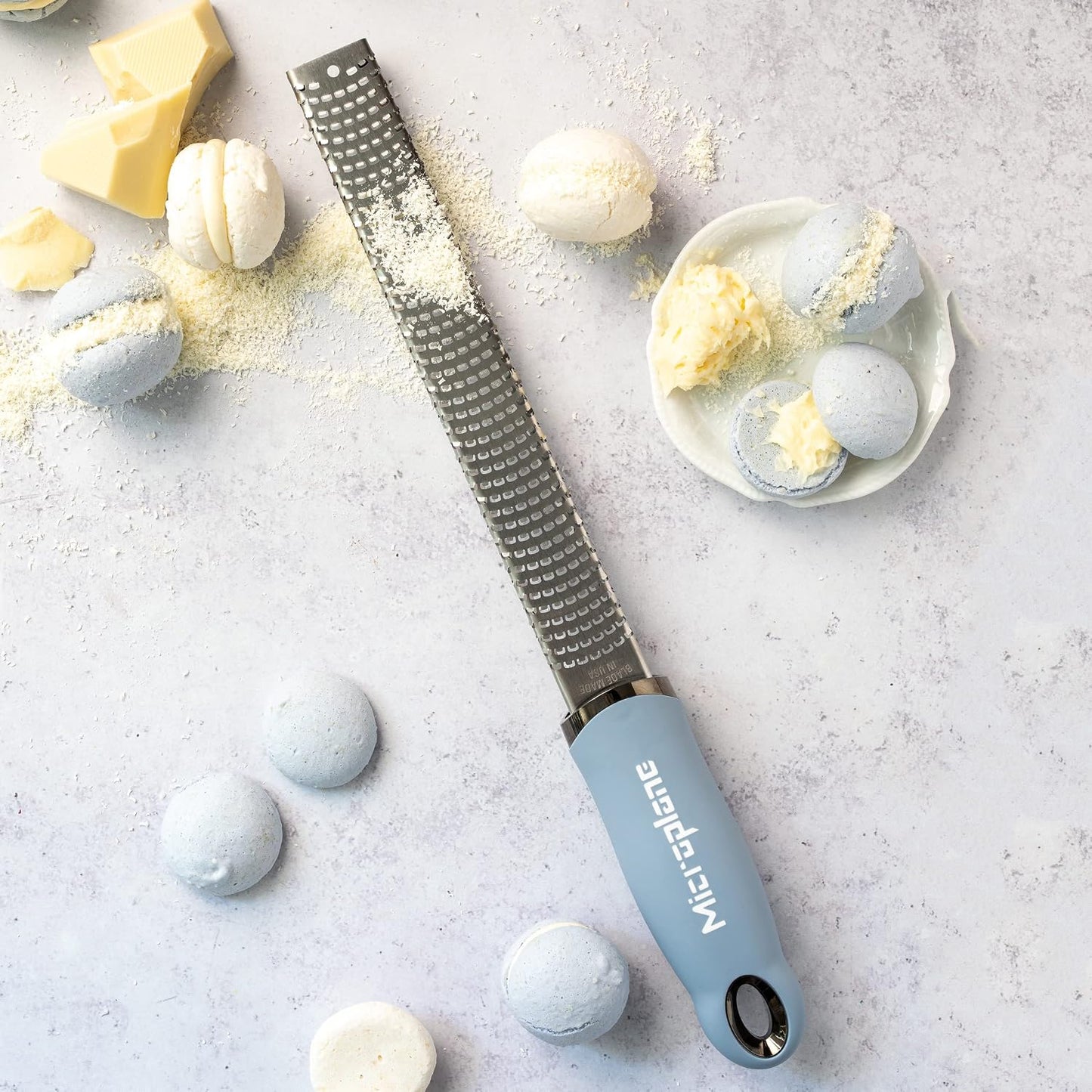 Premium Classic Series Zester - Lipstick Pink | Lemon Zester tool, Hard Cheese & Vegetable Grater | For Citrus, Parmesan Cheese, Garlic, Ginger, Nutmeg | Fine Stainless Steel Blade, Made in USA