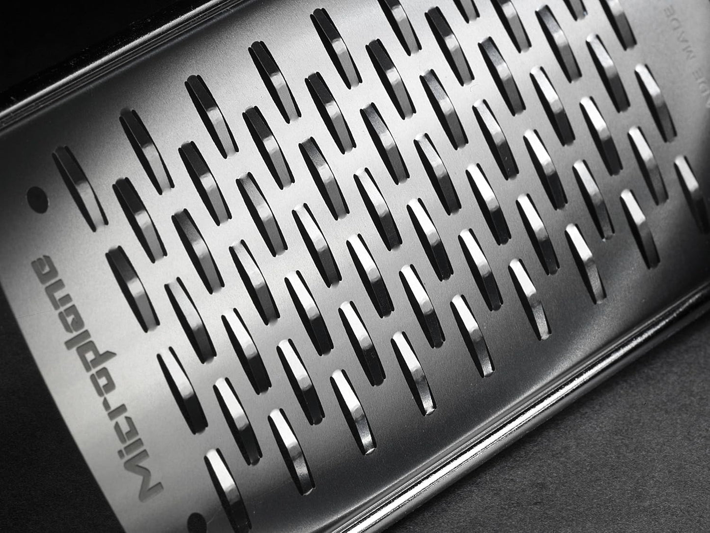 Microplane Gourmet Series Cheese Grater with Soft Touch Handle (Extra Coarse, Black)