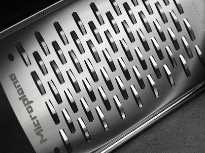 Microplane Gourmet Series Cheese Grater with Soft Touch Handle (Extra Coarse, Black)