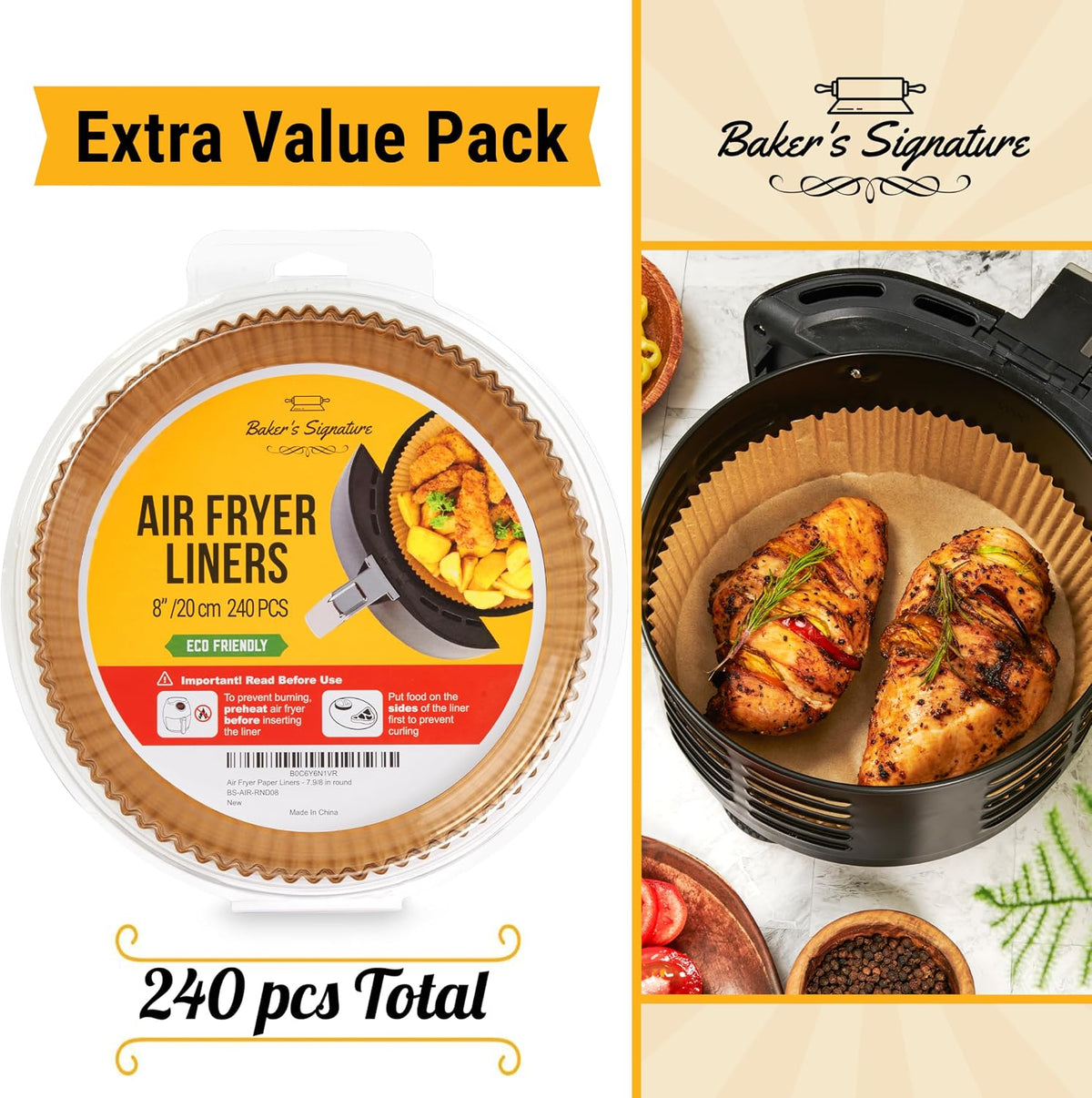 Air Fryer Paper Liners, Air Fryer Disposable Liners
