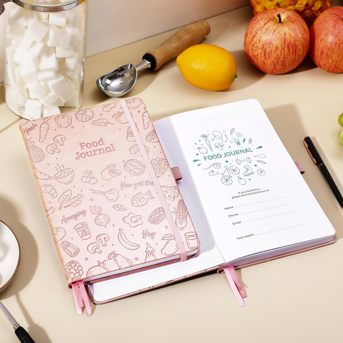 Food Journal - Journal for Women Weight Loss, 5.8" x 8.3