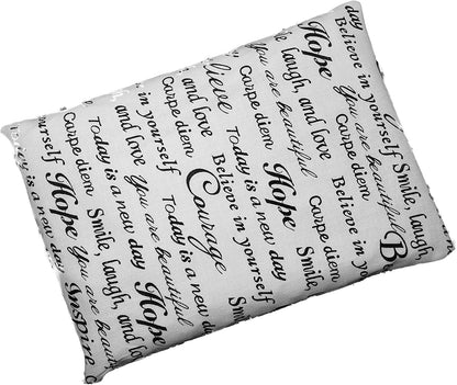 Microwavable Corn Filled Heating Pad and Cold Pack/Washable 100% Cotton Cover (Cross Hatch - Mint, 7.5in W x 11in L)