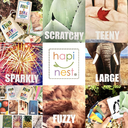 Hapinest Find and Seek Scavenger Hunt Card Game, Indoor Outdoor Activities for Kids Toddler & Family, Beach Camping Travel Car Games for Road Trips, Kids Scavenger Hunt Game Age 3 4 5 6 Years Old & Up