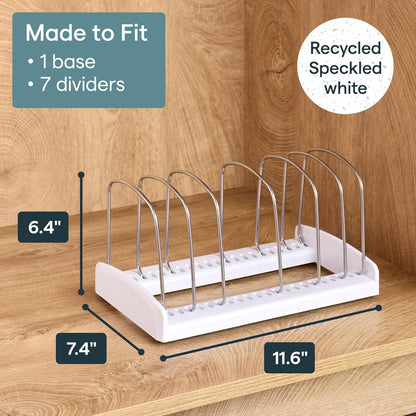 YouCopia StoreMore Bakeware Rack, Adjustable Dividers, Baking Pan Organizer