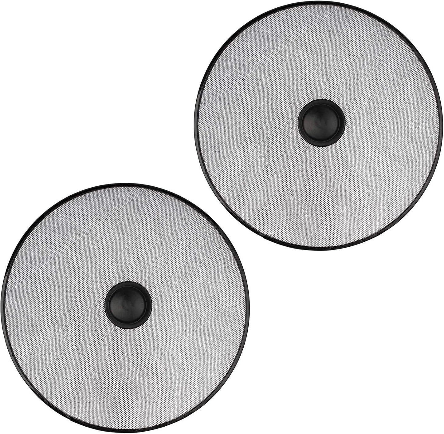Splatter Screen for Frying Pans - Set Of 2: 10", 10" - Kitchen Ultimate Grease Protection Mesh for Skillet - Bacon Oil Catcher Guard for Pan