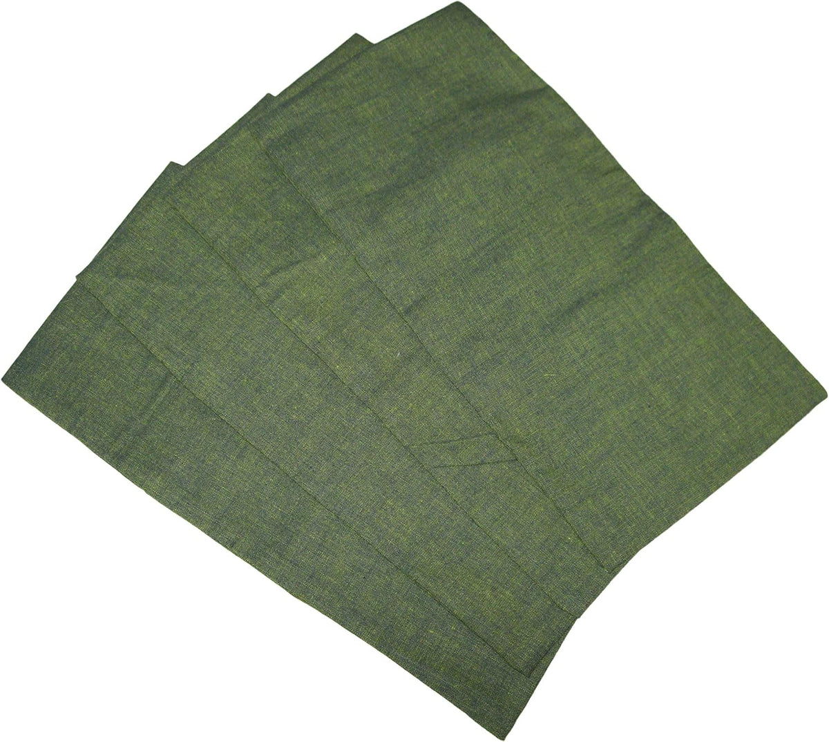 Eye Pillow Cover Pack of (4) - 4.5 x 9 - Soft Cotton Washable - fits Most Eye Pillows - Yoga Massage Meditation spa - USA Made - Bulk - Beige Natural