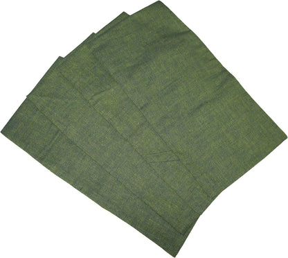 Eye Pillow Cover Pack of (4) - 4.5 x 9 - Soft Cotton Washable - fits Most Eye Pillows - Yoga Massage Meditation spa - USA Made - Bulk - Beige Natural