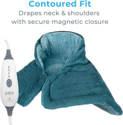 Pure Enrichment PureRelief Neck & Shoulder Heating Pad with 4 Heat Settings