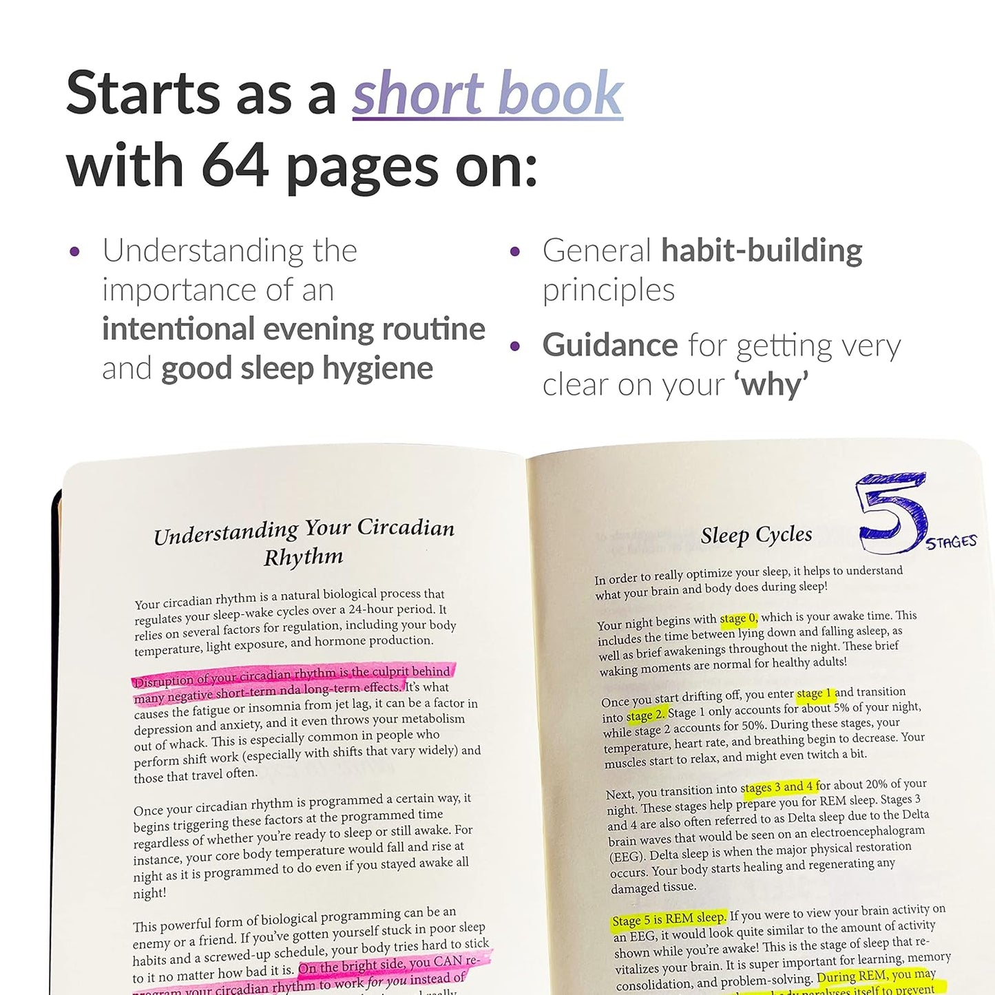 Habit Nest Sleep & Evening Routine Sidekick Journal A journal that coaches you through maximizing sleep quality & building a nightly routine that improves your quality of life.