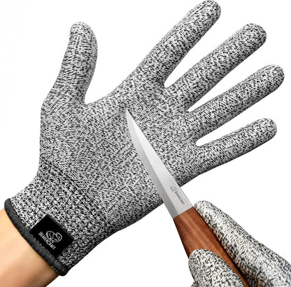 BeaverCraft Wood Carving Gloves CRG - Cutting Cut Resistant Gloves Level 5 for Whittling, Woodworking, Food Prep