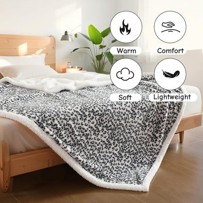 Soypipo Electric Heated Throw Blanket 50"x60", Faux Fur Plush with 4 Heat Settings & 2/4/8/10H Auto Shut-Off, Overheat Protection, Machine Washable, for Office & Chair, Dark Grey