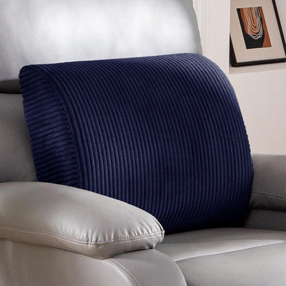 HIGOGOGO Lumbar Support Pillow for Recliner Chair/Accent Chair/Couch, Memory Foam Back Support Cushion for Elderly, Recliner Cushions for Back Rest, Pain Relief, Reading, Washable Cover, Brown