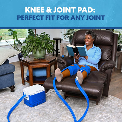 Polar Active Ice 3.0 | 9 QT Cold Therapy Ice Machine | Programmable Timer | Full Circumference Knee Pad | Cryotherapy Pain Relief System | Ace Bandage Style Compression