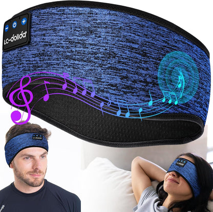 LC-dolida Sleep Headphones Headband Bluetooth 5.4, Sports Headband Earphones Wireless with Speaker Microphone USB C for Women Sleeping Gift Workout Jogging Yoga Insomnia Travel Meditation, Butterfly