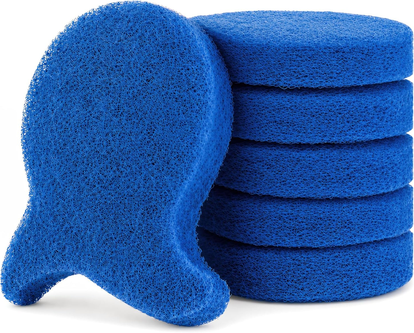 Losaria Pet Hair Remover for Laundry Reusable Washer & Dryer Fur Catcher | 6 PCS Dog & Cat Hair Catcher Tool, Effectively Removes Pet Hair, Lint and Dander from Bedding and Clothing, Blue