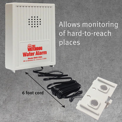 The Basement Watchdog 110 dB Water Alarm w/Detachable Sensor for Hard-to-Reach Areas (BWD-HWA)