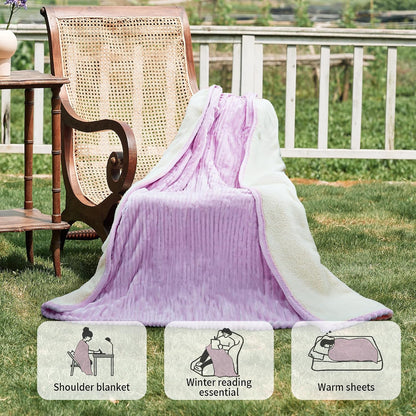 Texciting Heated Blanket 50X60,Soft Electric Blanket,ETL Certified,Grey | Heating Levels,Auto-Off Function,Heated Throw Blanket for Bed,Machine Washable,Gifts for Woman