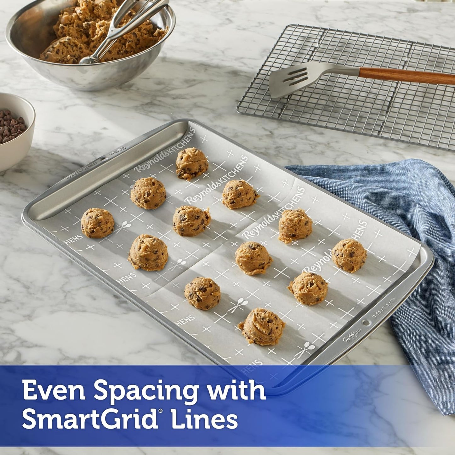Reynolds Kitchens Air Fryer Liners Disposable, Unbleached Parchment Paper Sheets, 50 Count | Pre-Cut Disposable Parchment Paper Sheets, Fits Round and Square Air Fryers, Safe Up To 400F, Perforated For Better Airflow