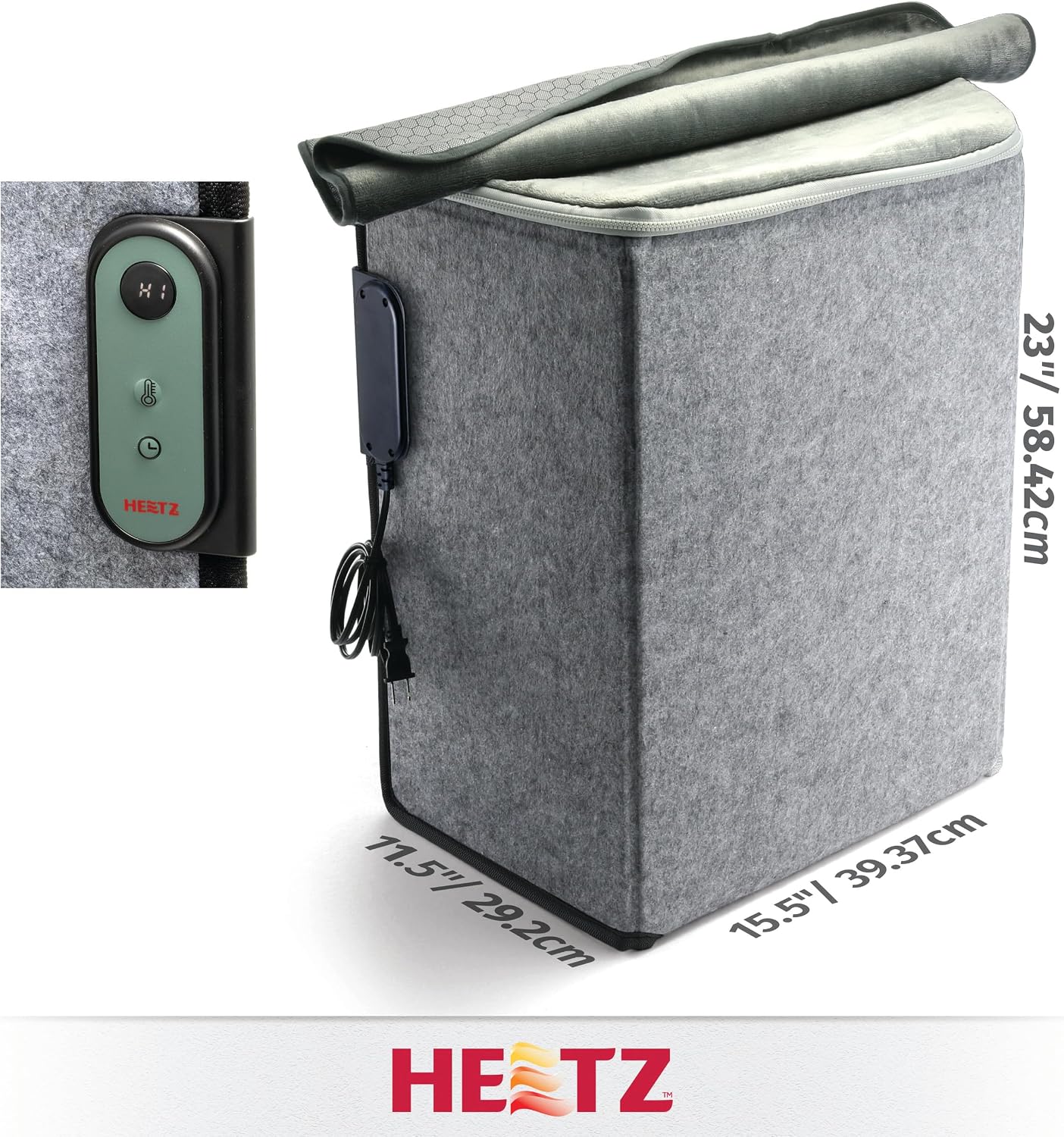Foldable Foot & Leg Heater, Portable Under Desk Space Heater & Warmer, Heated Floor Mat, Tip-Over Protection, Auto Shutoff, Ideal for Home, Office, or Desk Use, Compact & Safe Design