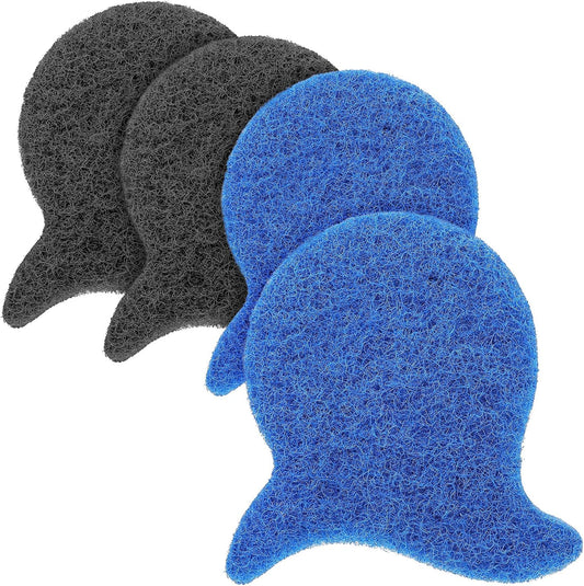 4 Pcs Pet Hair Remover for Laundry, Reusable Dog Cat Hair Catcher | Hair Catcher for Washer and Dryer, Effectively Removes Pet Fur Lint Dander from Clothes Bedding Eco-Friendly