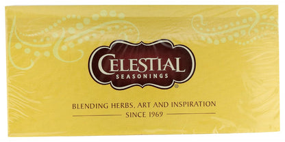 Celestial Seasonings Raspberry Zinger Herbal Tea, Caffeine Free, 20 Tea Bags Box