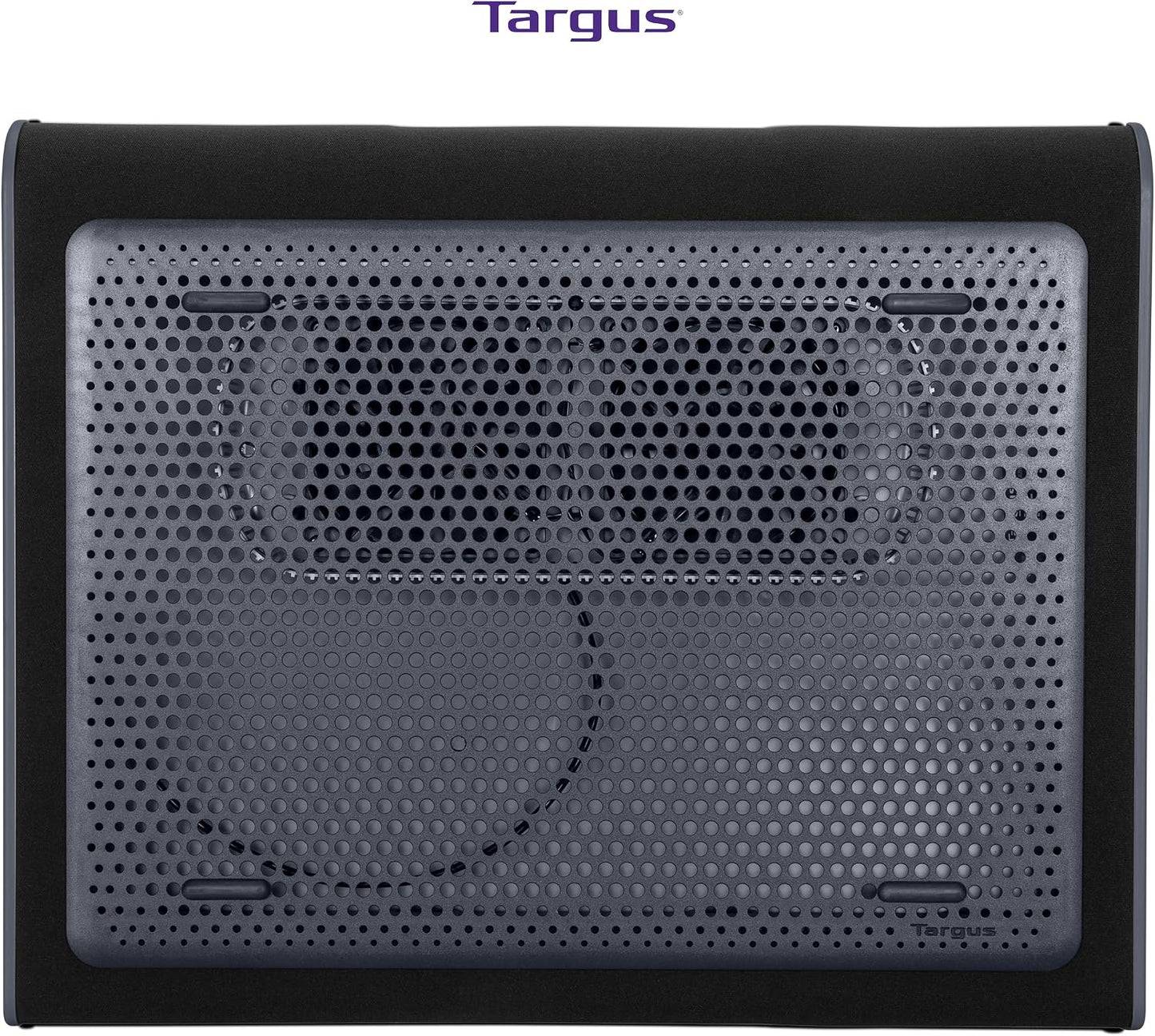 Targus 17 Inch Dual Fan Lap Chill Mat - Soft Neoprene Laptop Cooling Pad for Heat Protection, Fits Most 17" Laptops and Smaller - USB-A Connected Dual Fans for Heat Dispersion (AWE55US)