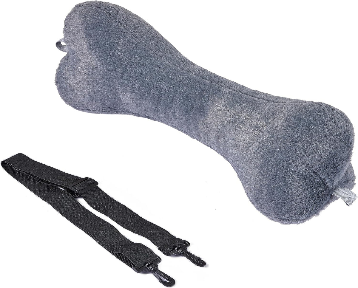 Recliner Headrest Pillow, Head Pillow for Sofa, Recliner Neck Pillow, Bone Couch Neck Pillow for Pain Relieve(Grey)