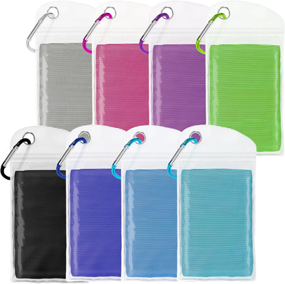 Cooling Towels 8 Pack(40"x12")for Neck and Face, Cooling Neck Wraps for Gym | Sweat wicking, Quick dry, Breathable, Reusable, Absorbent, Cold Towel for Running, Yoga, Travel, Climbing
