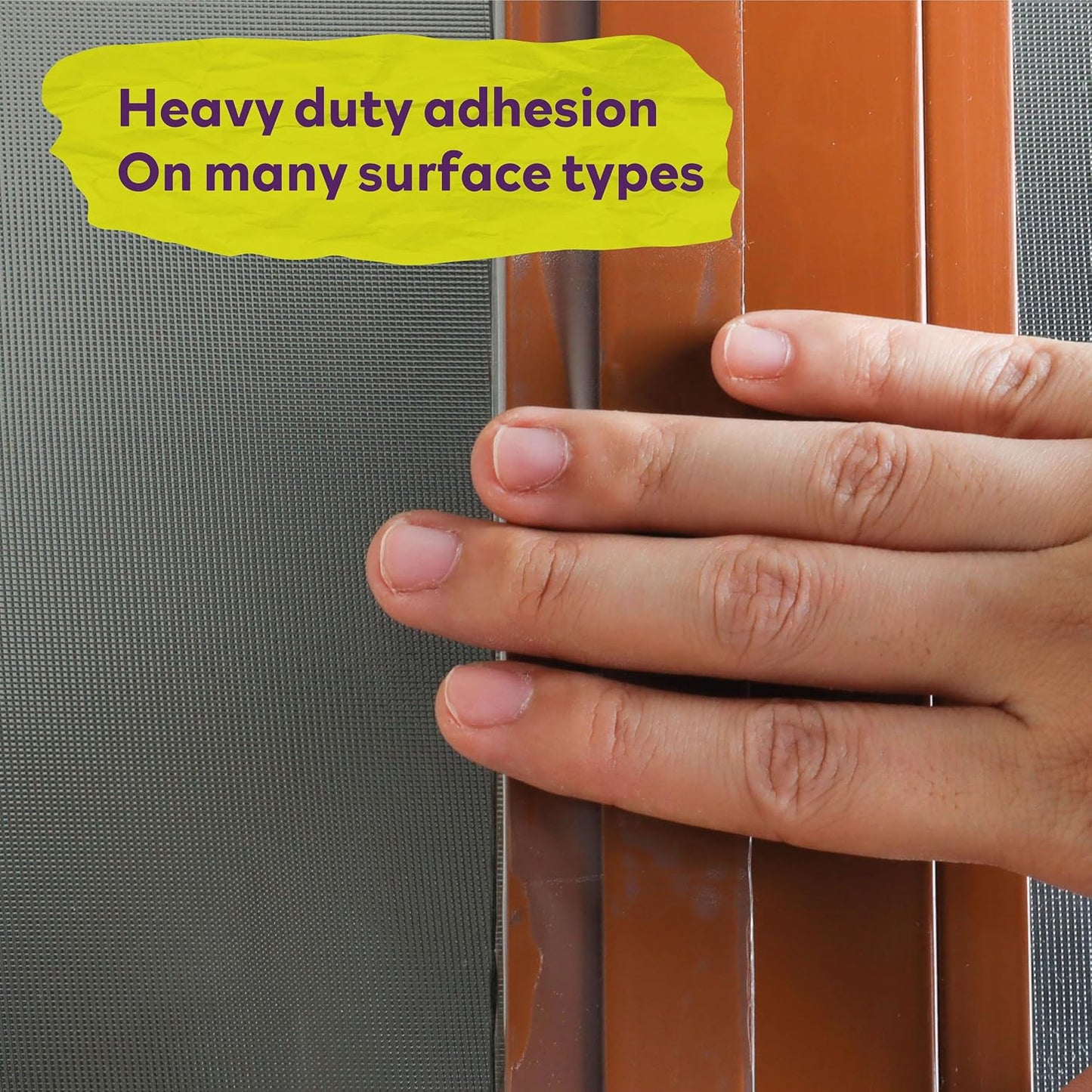 ATack Transparent Window Weather Sealing Tape, 2-Inch x 30 Yards, Clear Window Draft Isolation Sealing Film Tape- No Residue, Surface-Safe, Wood-Safe, Removes Cleanly