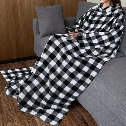 Catalonia Wearable Blanket with Sleeves for Women & Men, Fleece Wrap Throw | Cozy Sleeve Design for Hands-Free Comfort, Perfect for Reading, TV Time & Relaxing, Christmas & Birthday Gift